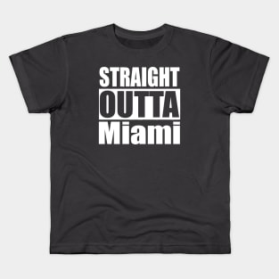 Straight Outta Miami Florida Kids T-Shirt